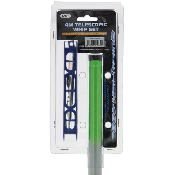 NGT Quickfish Combo - 4m Vaste Hengel, Tuigje & Hakensteker 2 NGT Quickfish Combo - 4m Vaste Hengel, Tuigje & Hakensteker - Afbeelding 2