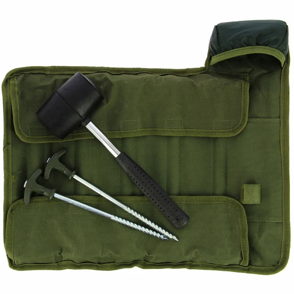 NGT Bivvy Peg Set Met 10 Tentharingen En Hamer 4 NGT Bivvy Peg Set Met 10 Tentharingen En Hamer - Afbeelding 4