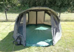 Q-dome Fishing Air Bivvy 2 Pers + Winterskin + Pomp